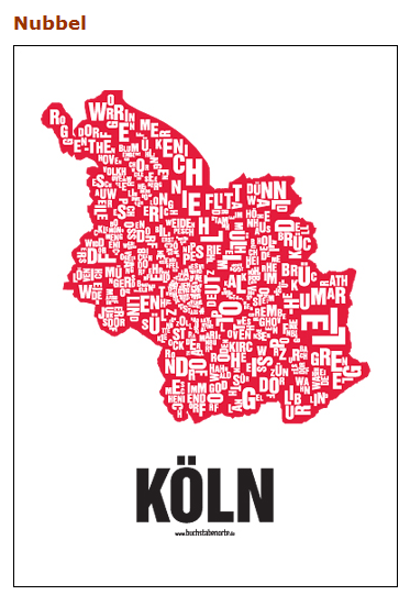Buchstabenort: Köln